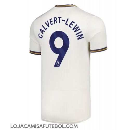 Camisa de Futebol Everton Dominic Calvert-Lewin #9 Equipamento Alternativo 2024-25 Manga Curta